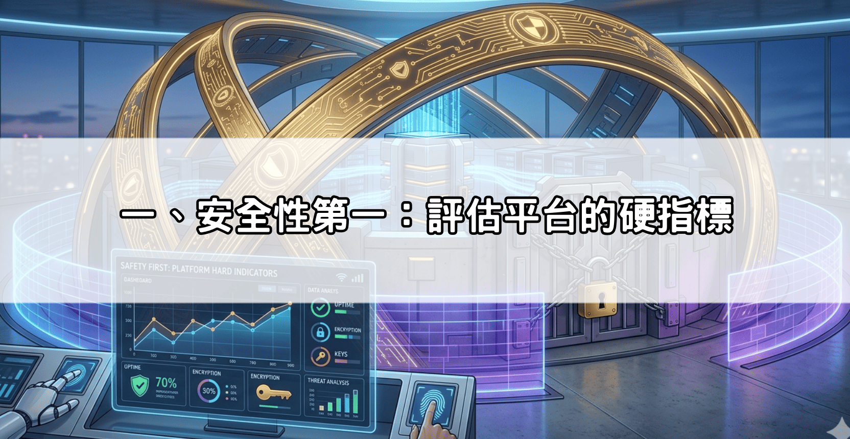 一、安全性第一：評估平台的硬指標