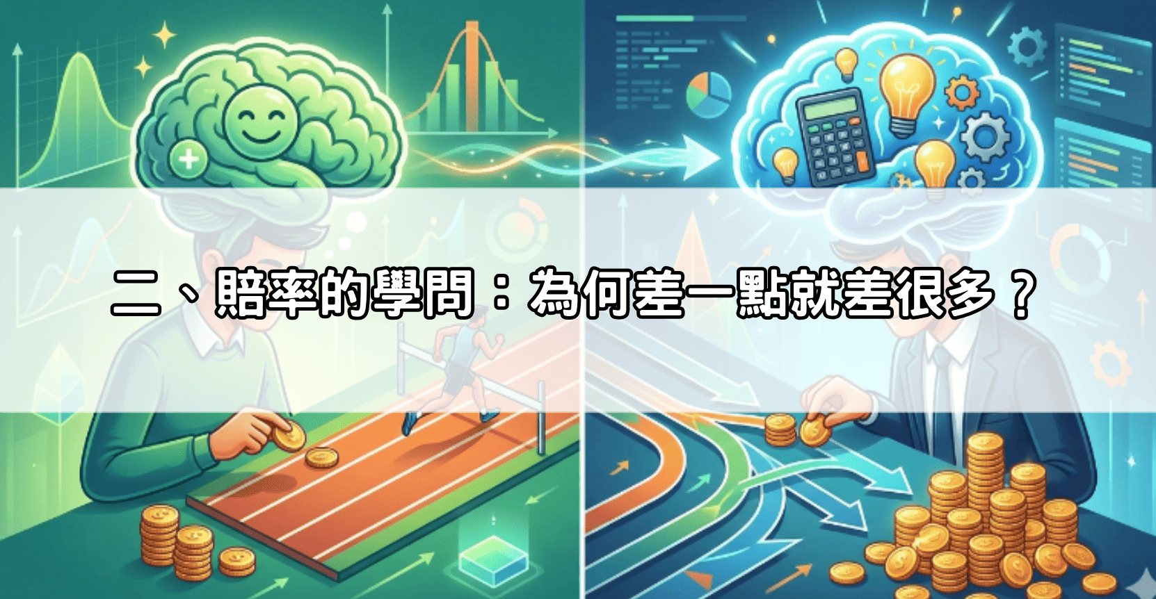 二、賠率的學問：為何差一點就差很多？